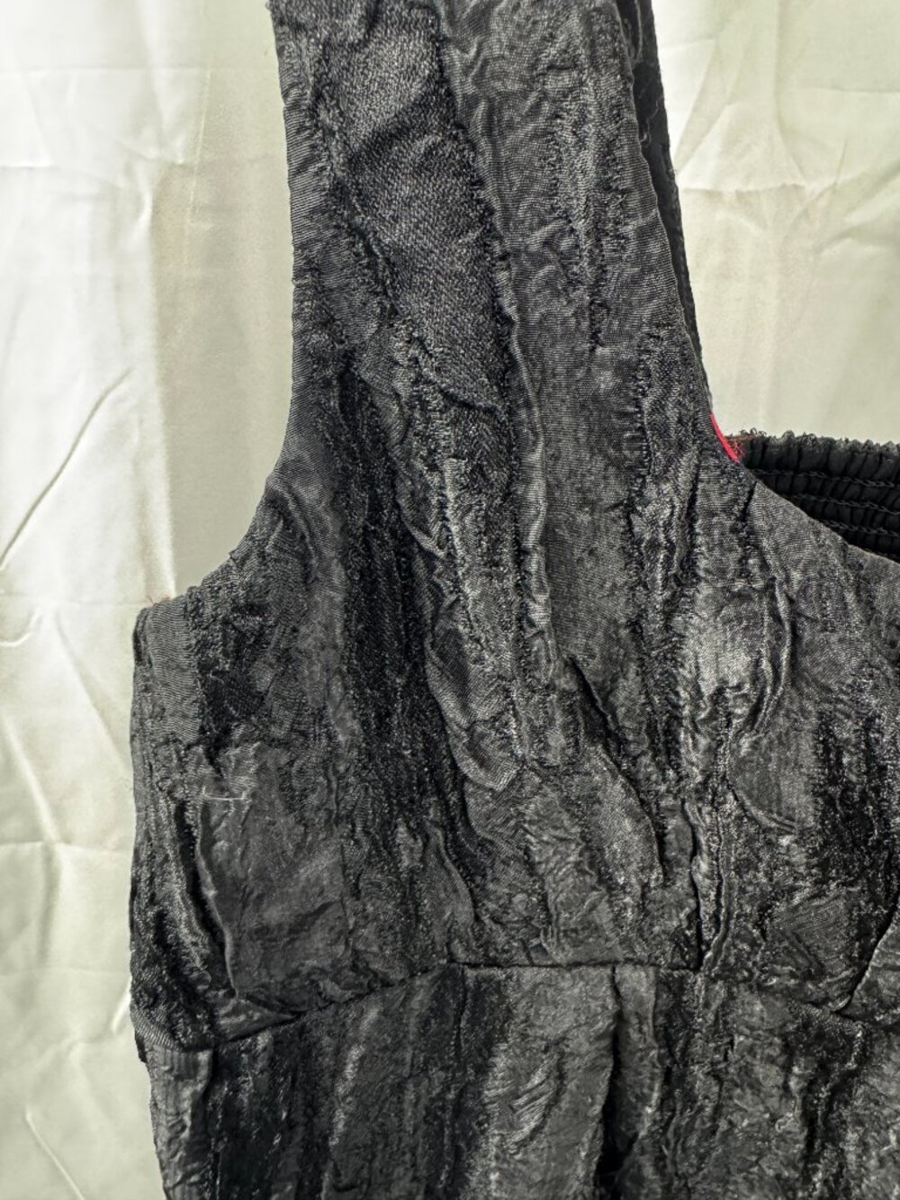 Maeve Anthropologie Black Textured Babydoll Mini Cocktail Dress, XL - Picture 3 of 16